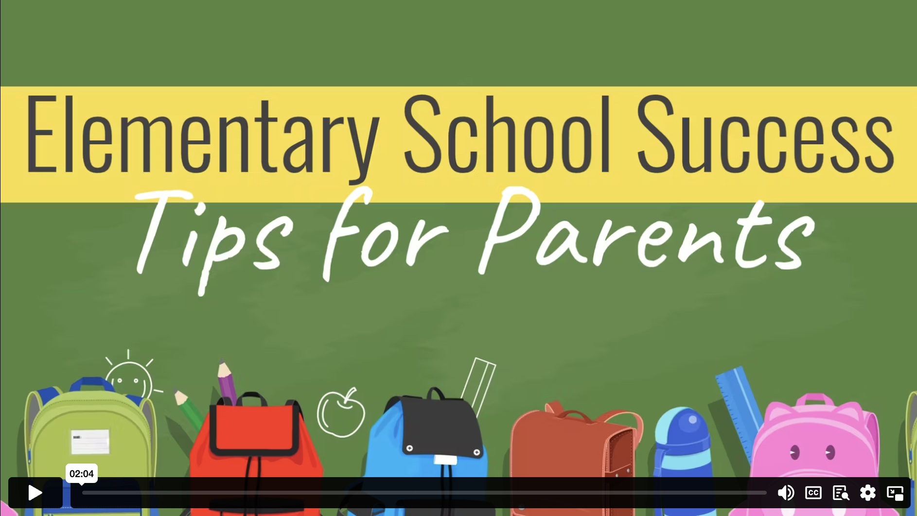 How to Have a Successful School Year Cypress Village Elementary